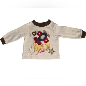 3 FOR $10 LITTLE REBELS 18M Tan Waffle Knit Long Sleeve Top